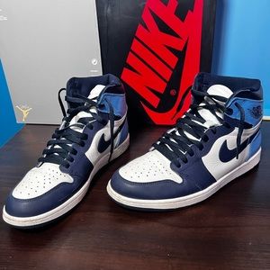 Obsidian AJ1 NO BOX used & scratched size 12